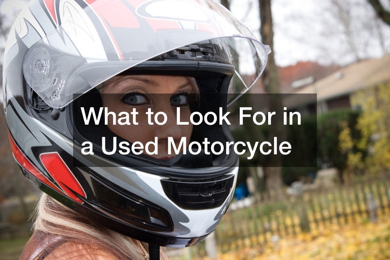 What to Look For in a Used Motorcycle